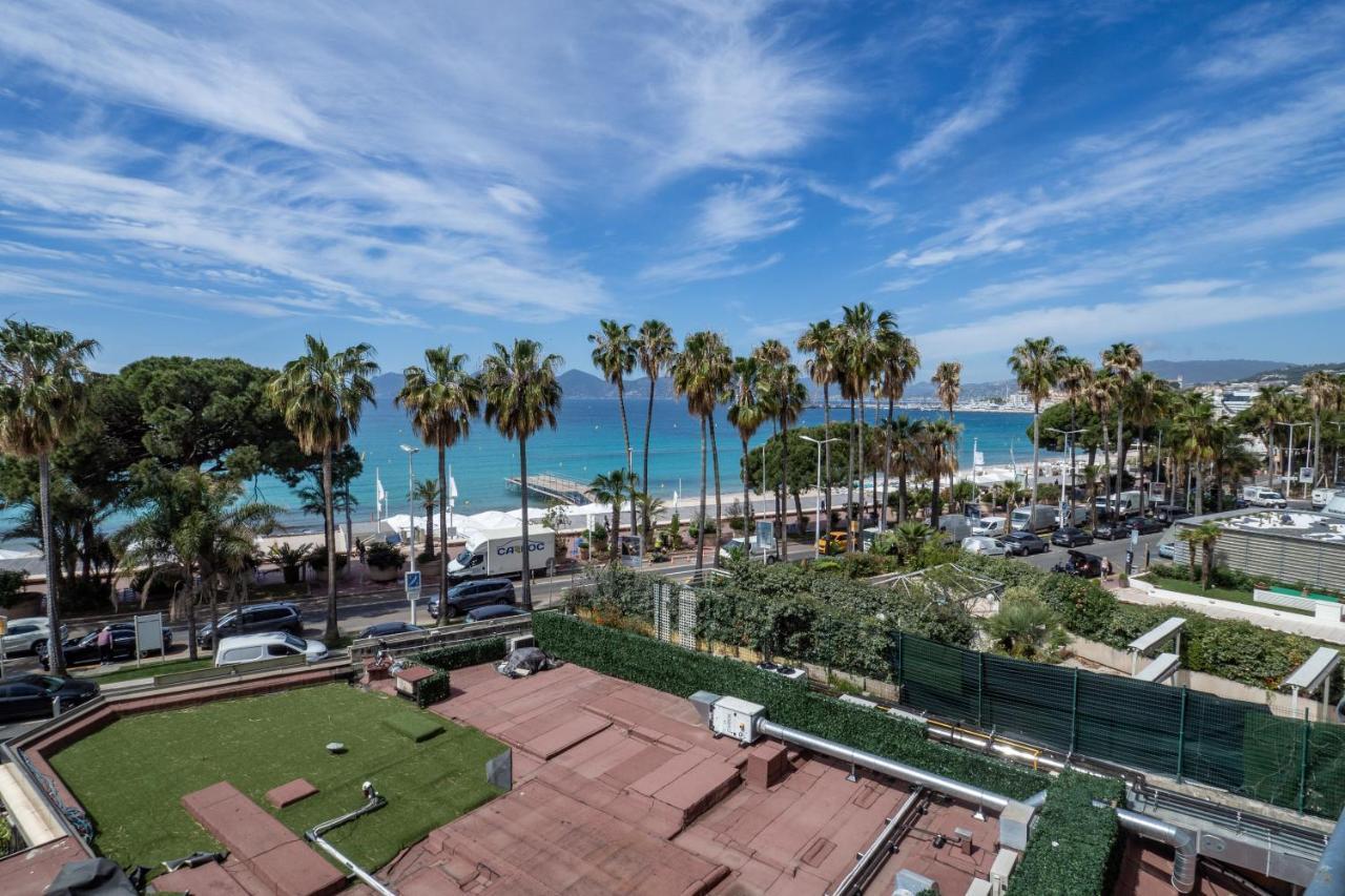 Cannes Croisette Superbe 3P Front De Mer Zewnętrze zdjęcie
